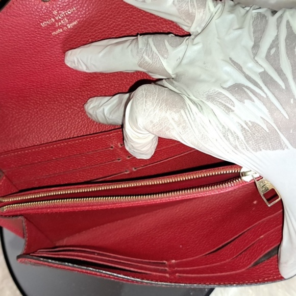 Louis Vuitton Empreinte Curieuse Red Wallet EUC - Picture 11 of 17